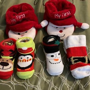 Baby Christmas Socks and Booties